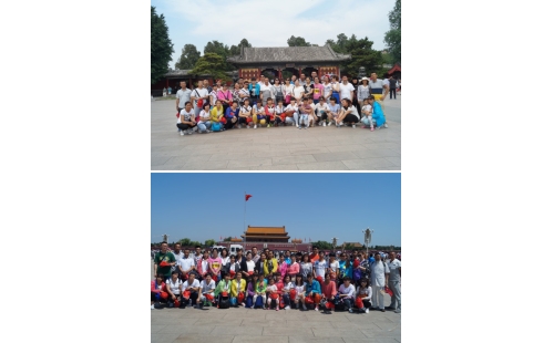 公司組織全體員工北京、天津游
